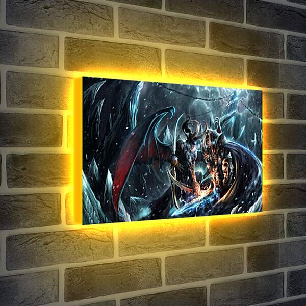Лайтбокс световая панель - warcraft 3, tft, art