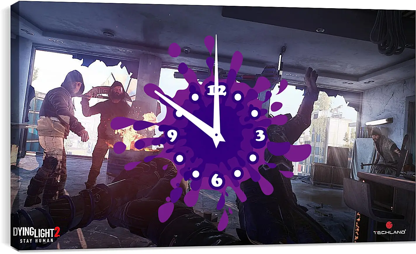 Часы картина - Dying Light 2: Stay Human