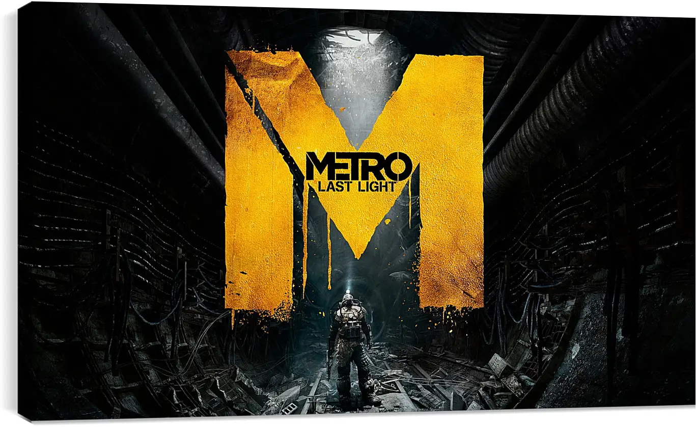 Постер и плакат - metro last light, game, sign
