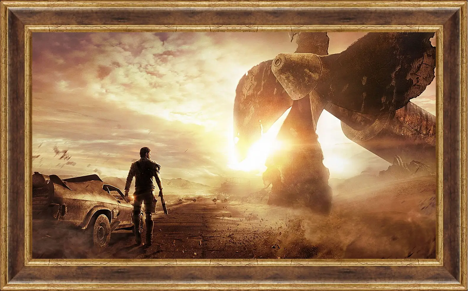 Картина в раме - mad max, explosion, game
