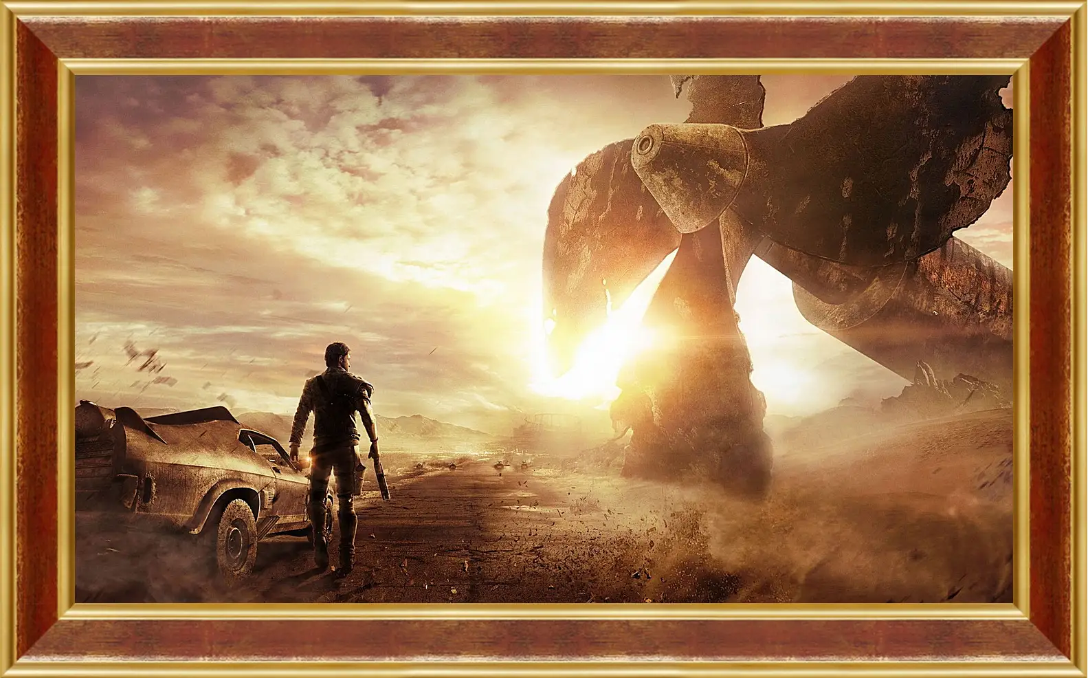 Картина в раме - mad max, explosion, game
