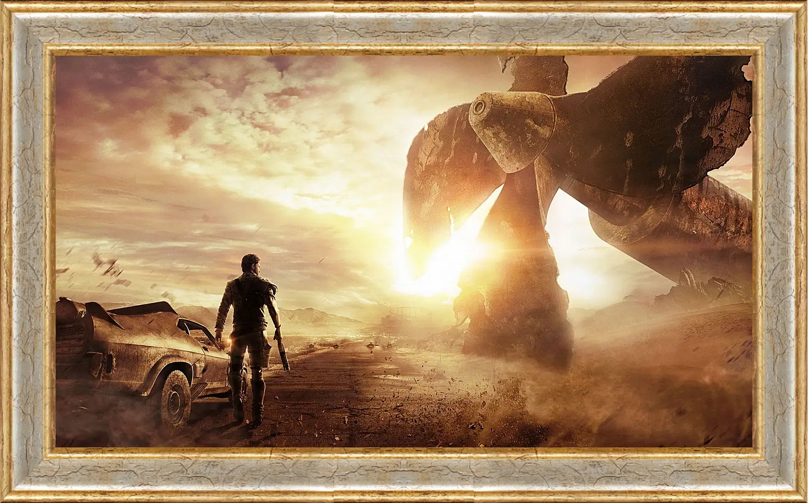 Картина в раме - mad max, explosion, game
