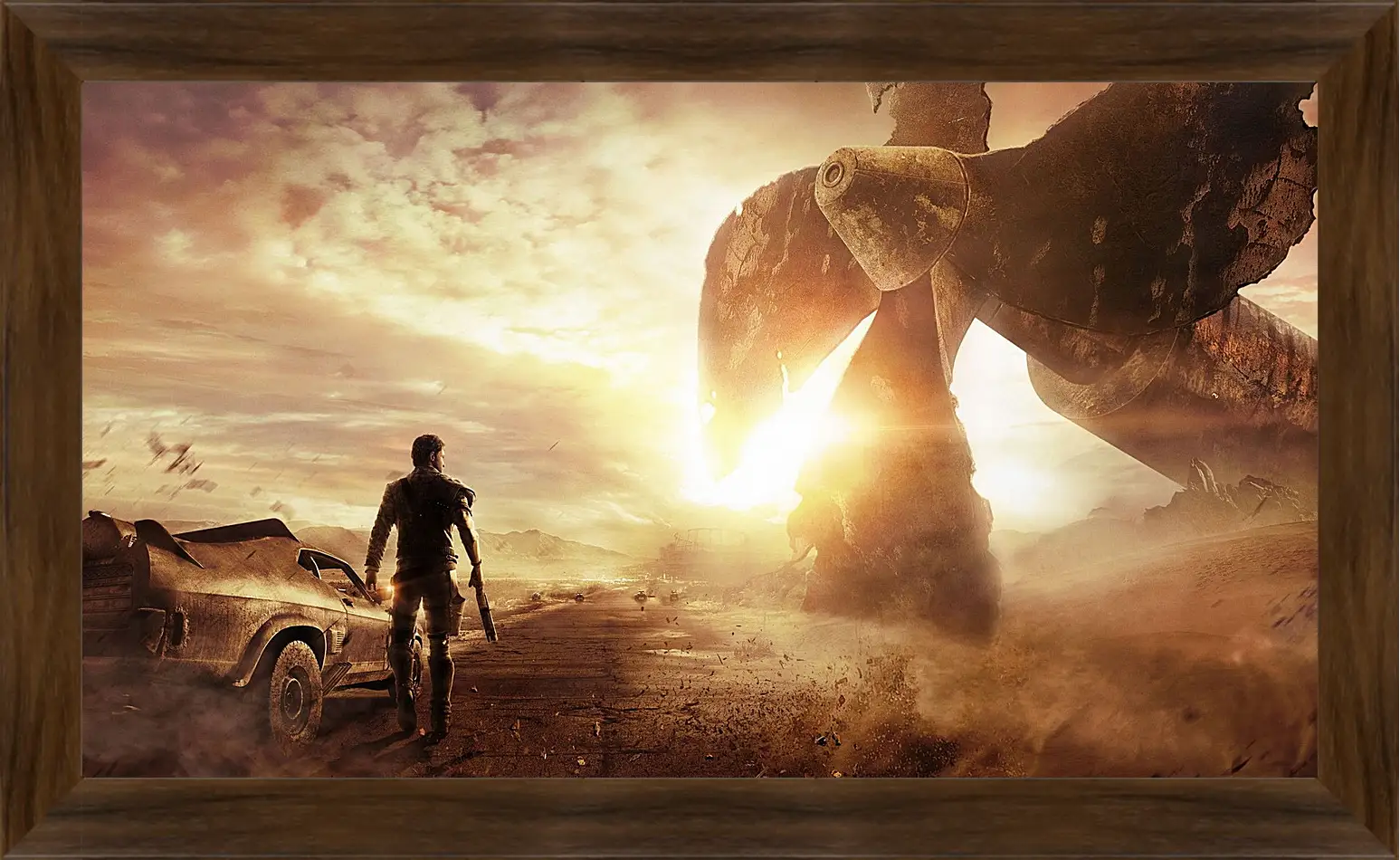 Картина в раме - mad max, explosion, game
