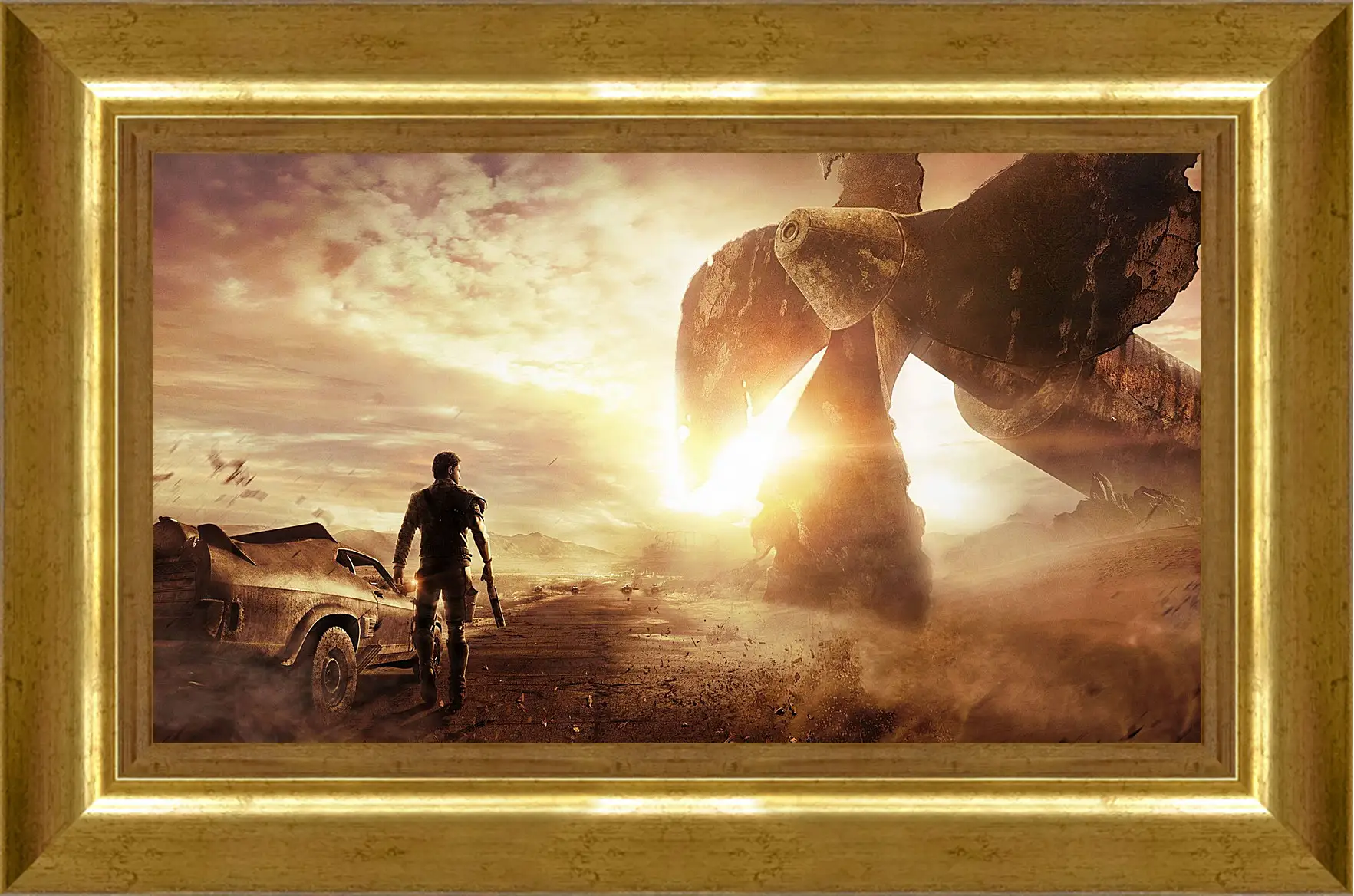 Картина в раме - mad max, explosion, game
