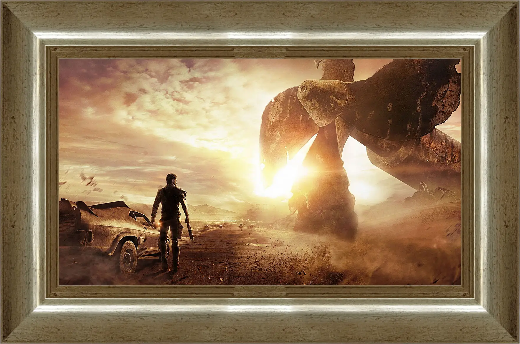 Картина в раме - mad max, explosion, game
