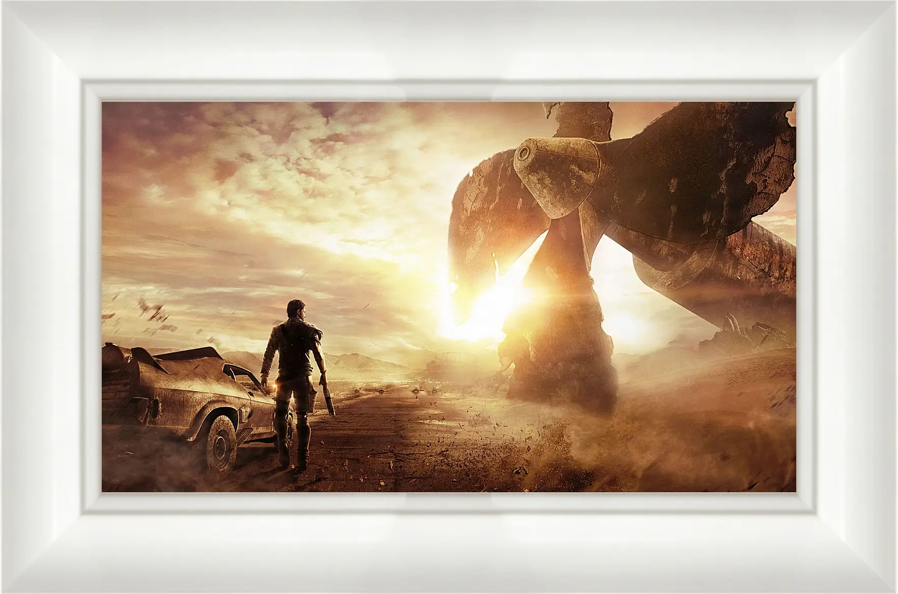 Картина в раме - mad max, explosion, game
