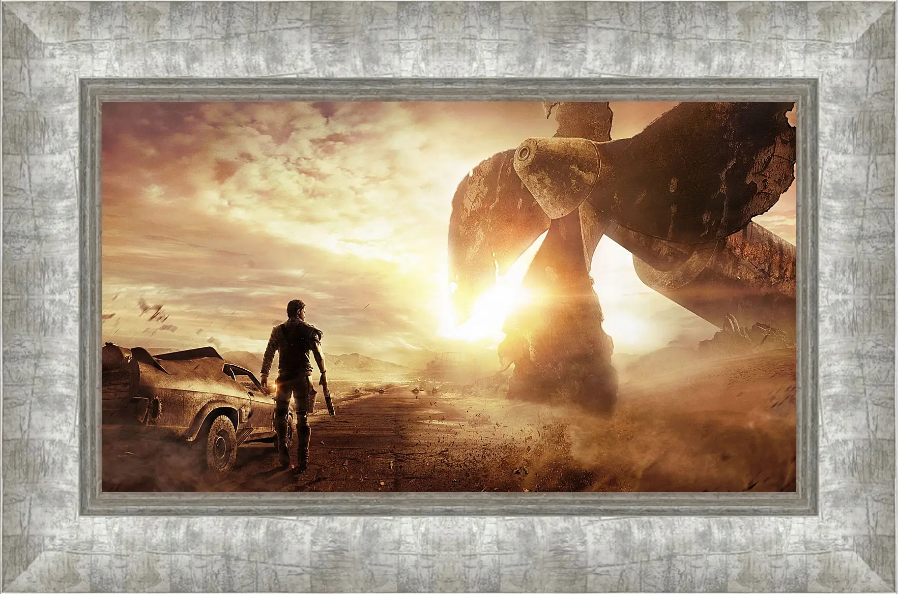 Картина в раме - mad max, explosion, game
