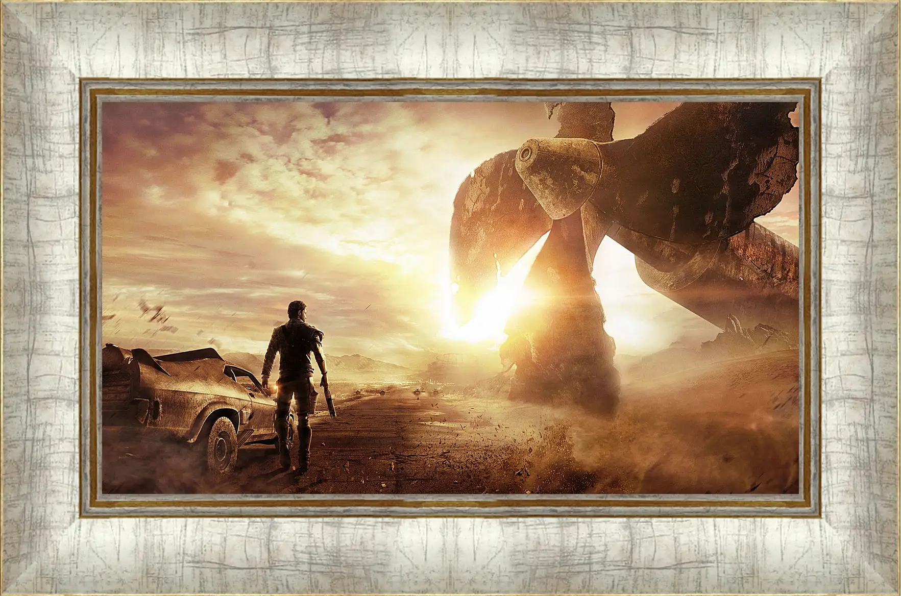 Картина в раме - mad max, explosion, game
