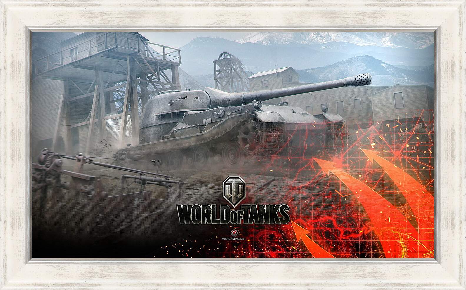 Картина в раме - world of tanks, wargaming net, wot