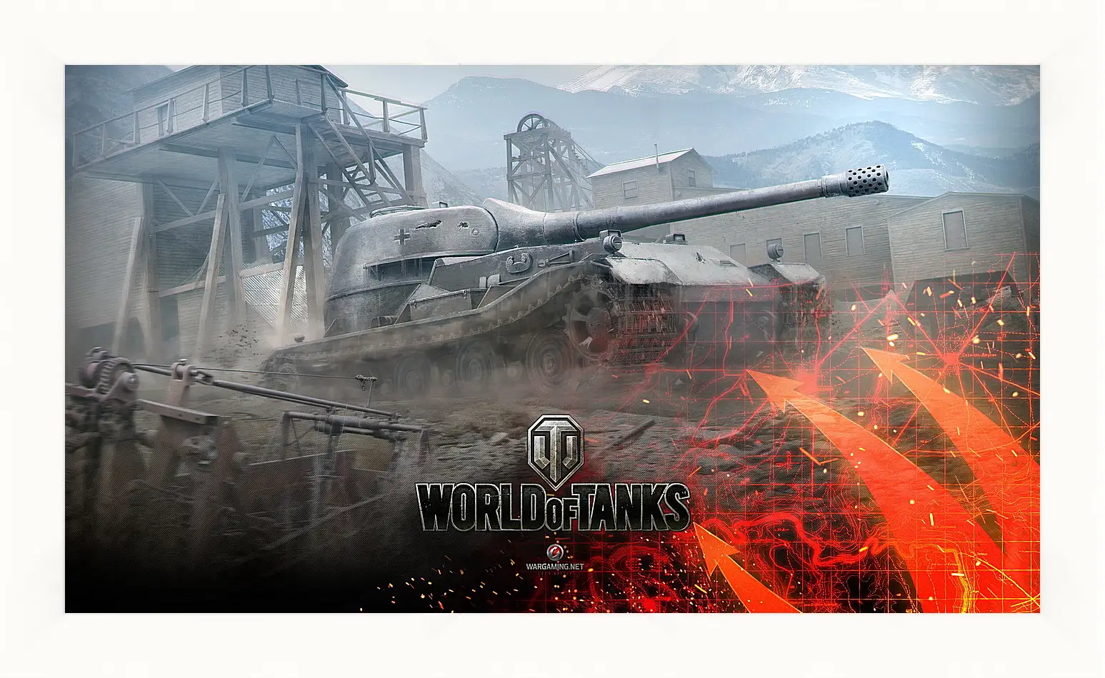 Картина в раме - world of tanks, wargaming net, wot