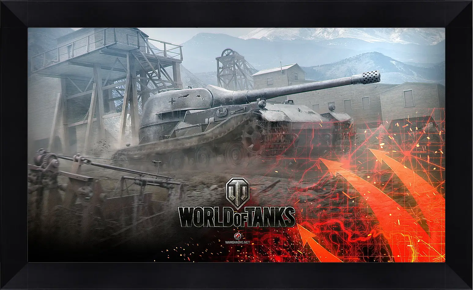 Картина в раме - world of tanks, wargaming net, wot