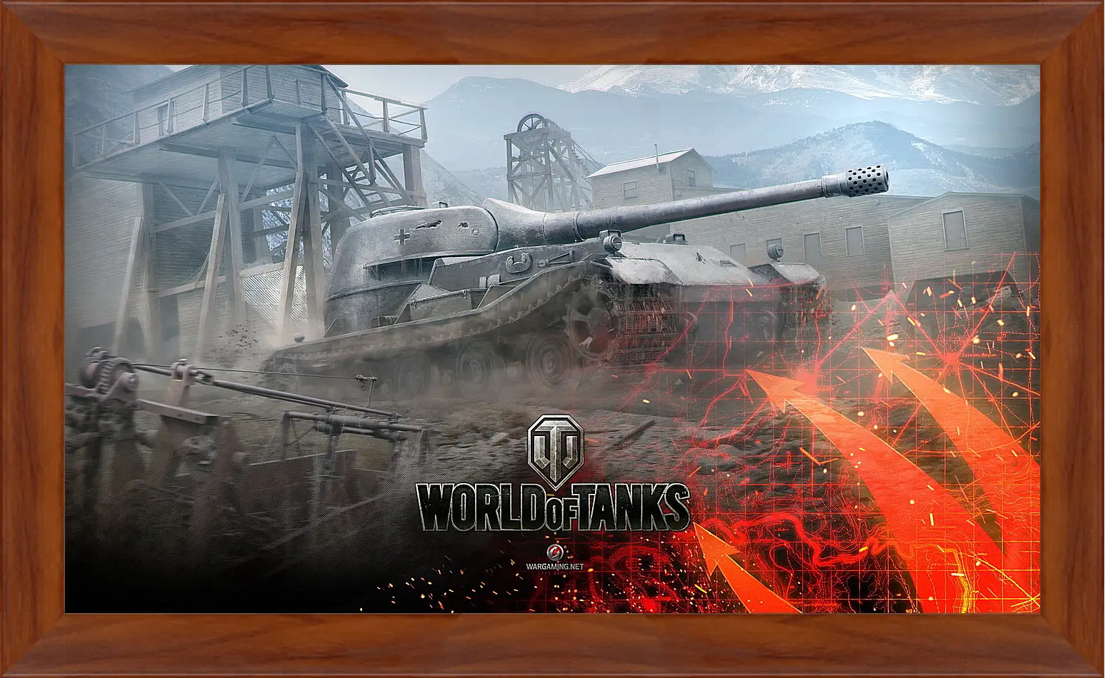 Картина в раме - world of tanks, wargaming net, wot