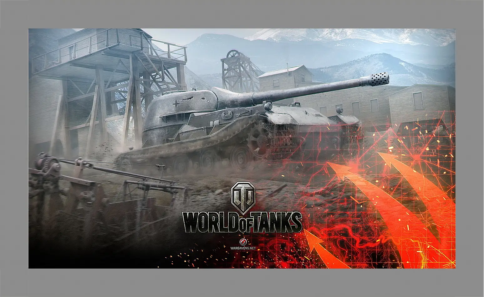 Картина в раме - world of tanks, wargaming net, wot