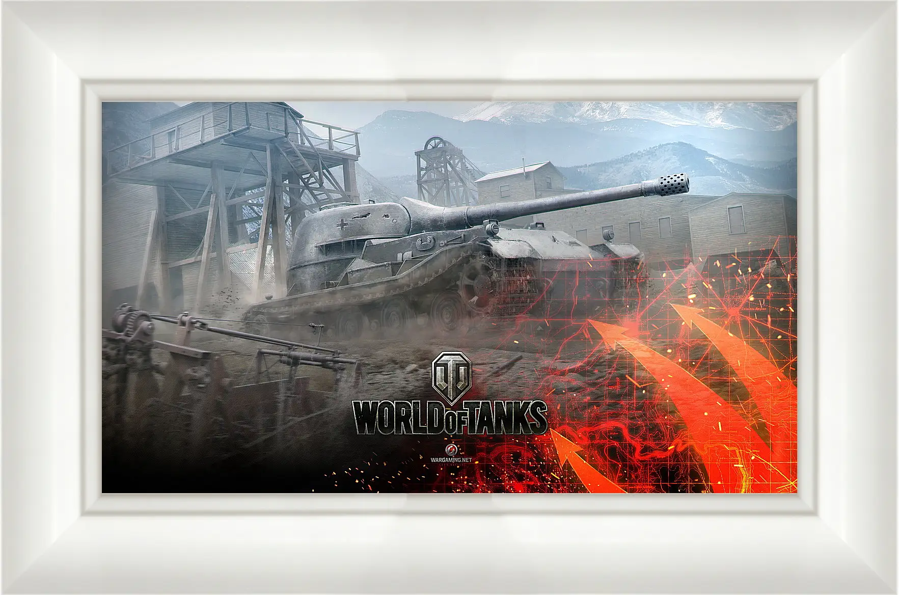 Картина в раме - world of tanks, wargaming net, wot