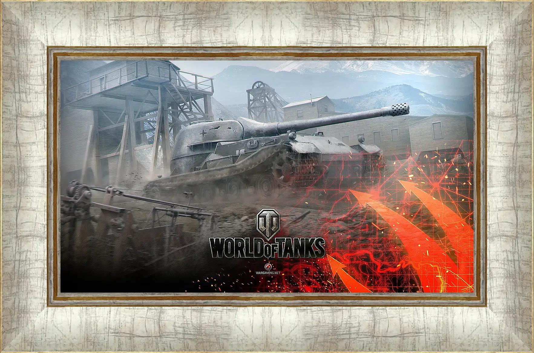 Картина в раме - world of tanks, wargaming net, wot