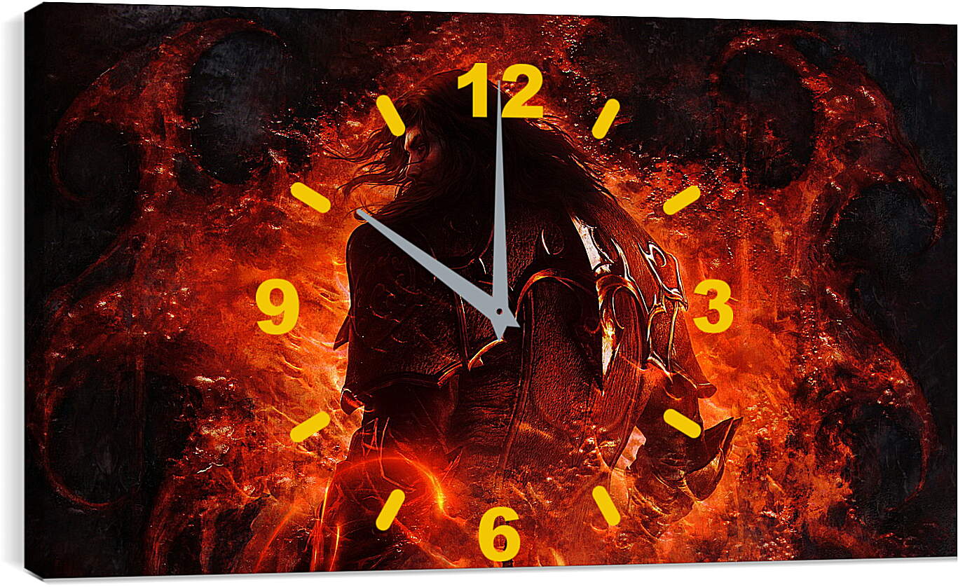 Часы картина - castlevania lords of shadow 2, gabriel belmont, dracula
