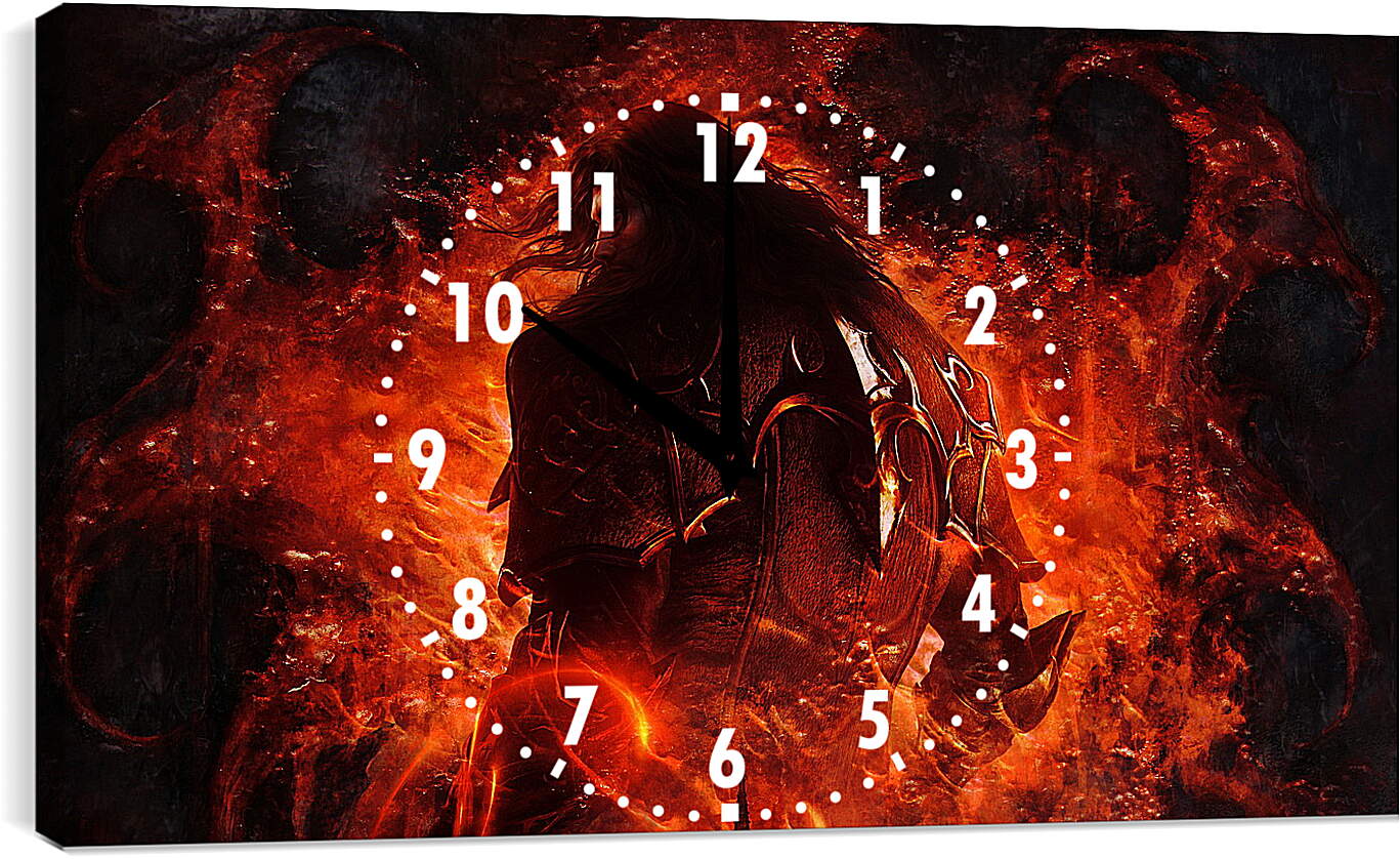 Часы картина - castlevania lords of shadow 2, gabriel belmont, dracula
