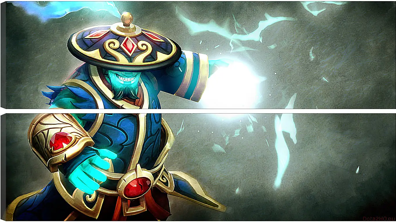 Модульная картина - dota 2, storm spirit, gifts of fortune set