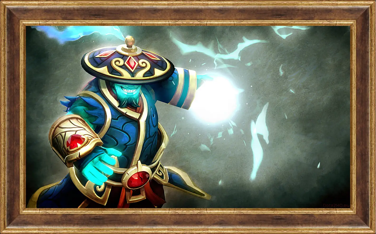 Картина в раме - dota 2, storm spirit, gifts of fortune set