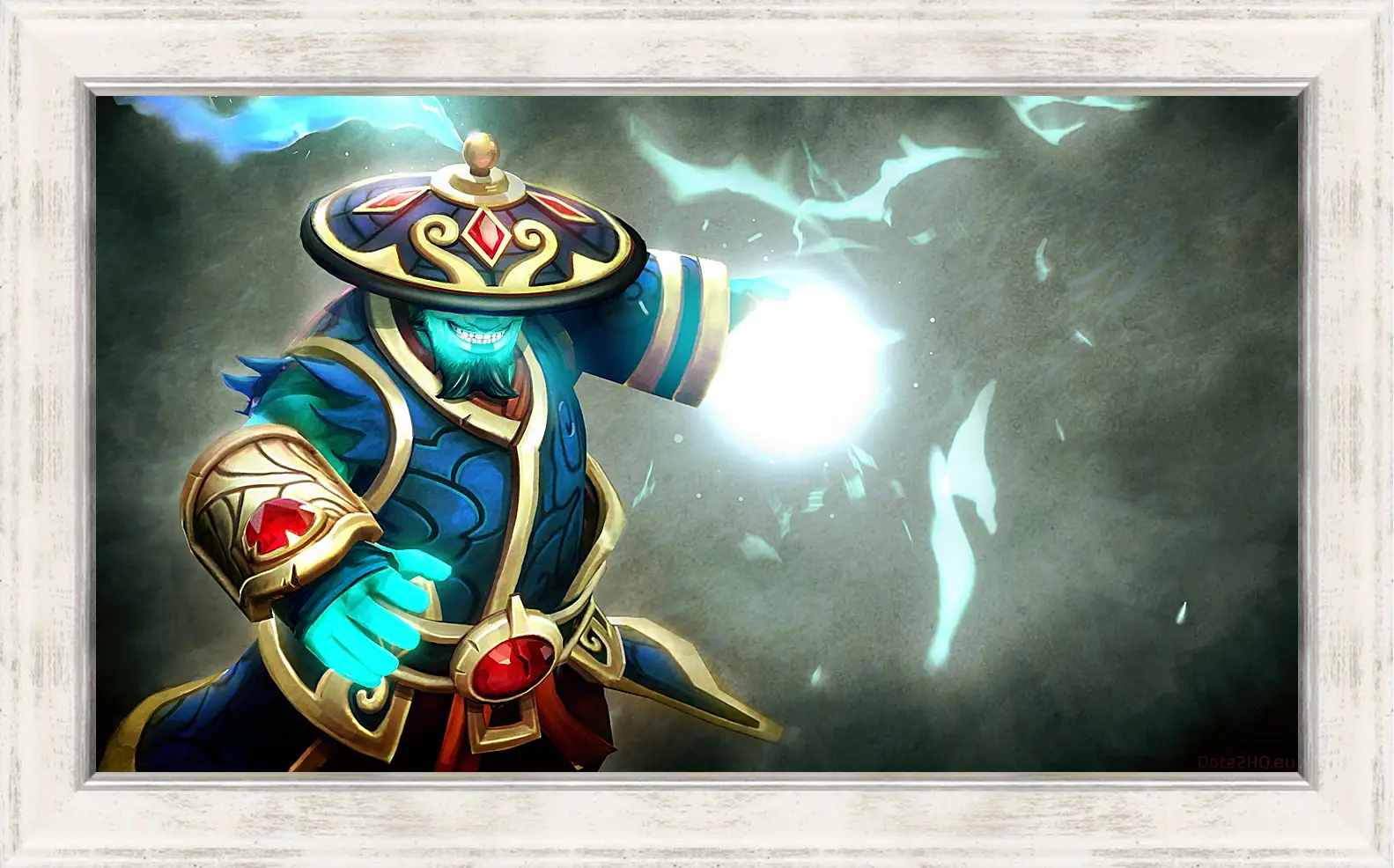 Картина в раме - dota 2, storm spirit, gifts of fortune set