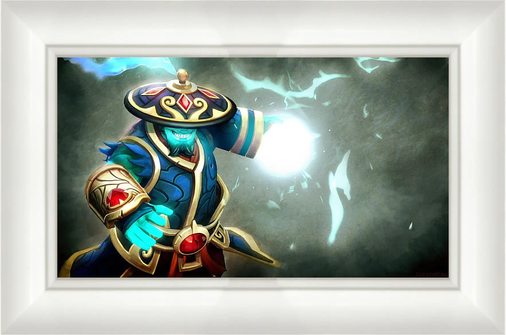 Картина в раме - dota 2, storm spirit, gifts of fortune set