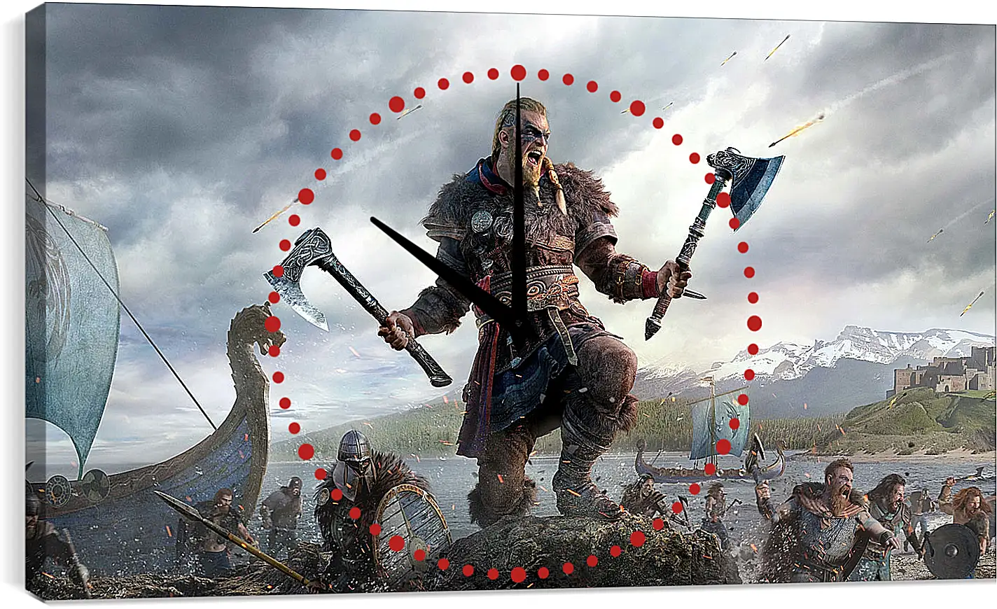 Часы картина - Assassins Creed Valhalla