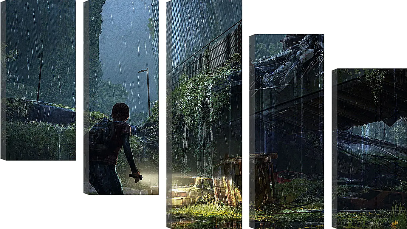 Модульная картина - the last of us, apocalypse, girl
