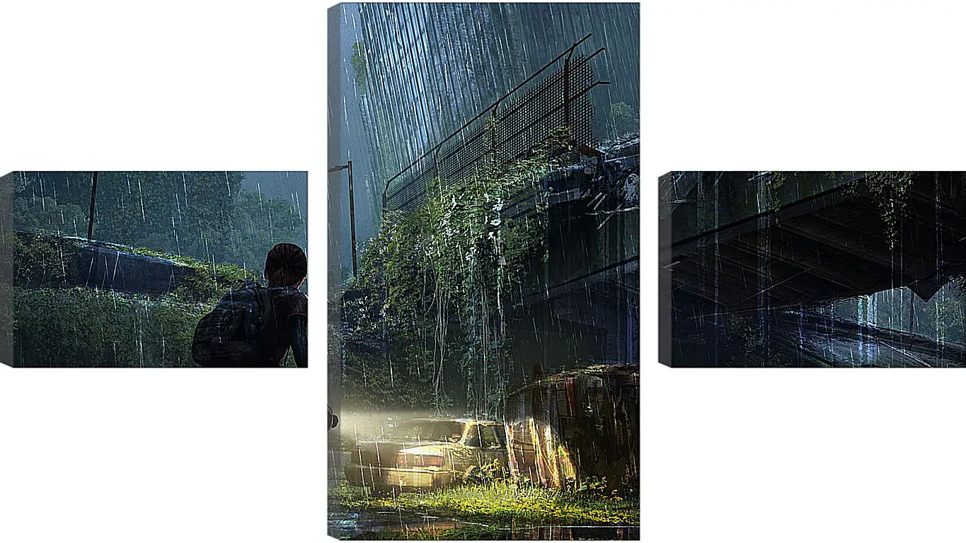 Модульная картина - the last of us, apocalypse, girl
