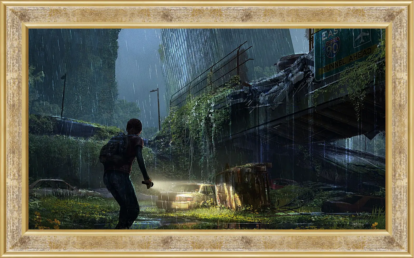 Картина в раме - the last of us, apocalypse, girl
