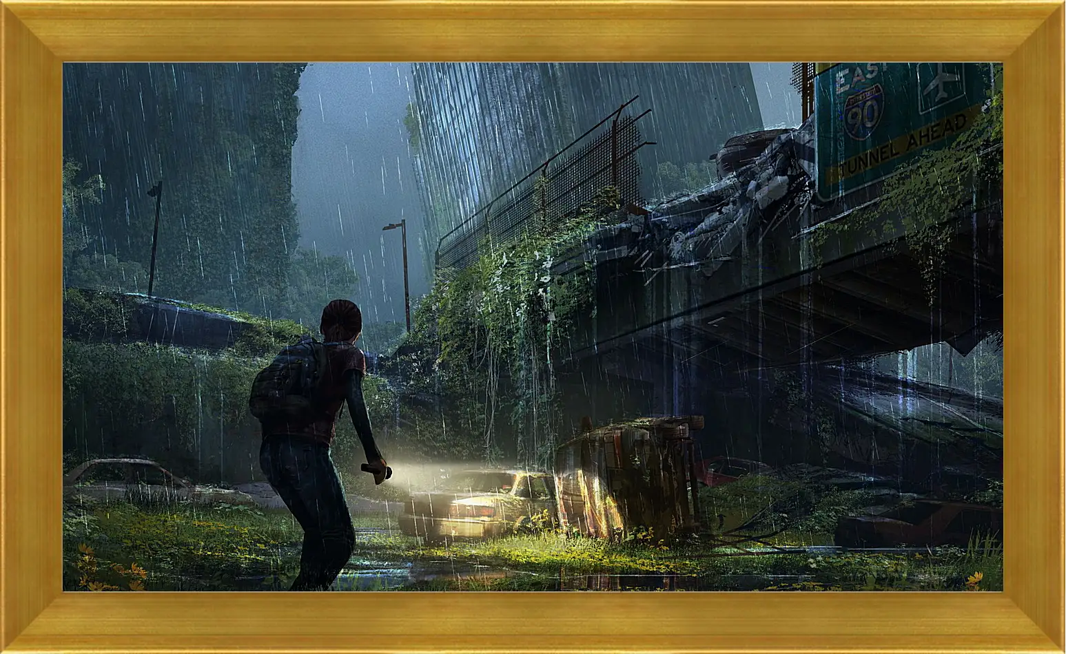 Картина в раме - the last of us, apocalypse, girl
