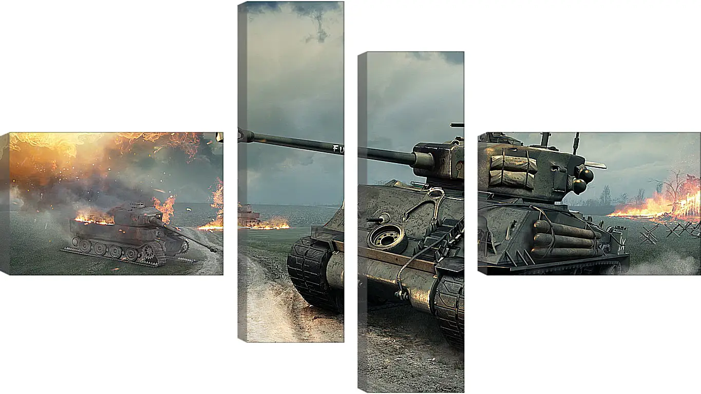 Модульная картина - world of tanks, world of tanks xbox 360 edition, world of tanks blitz