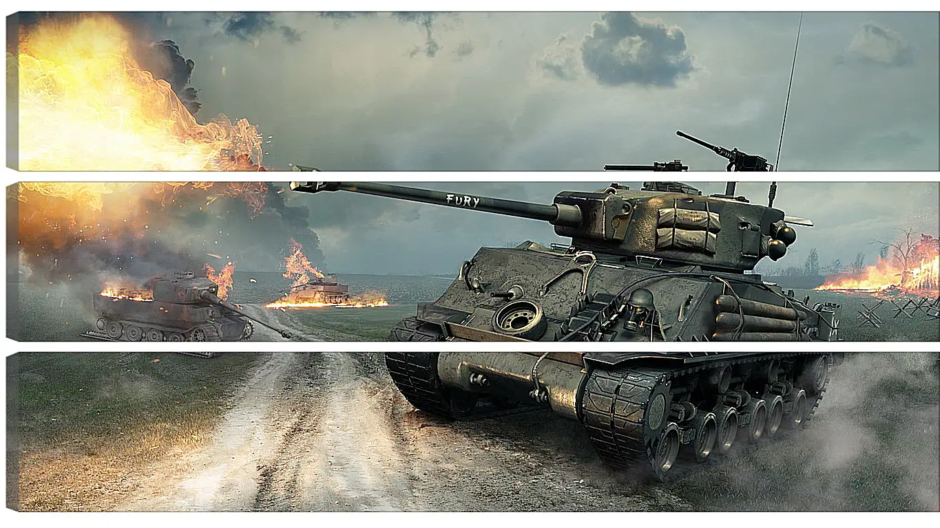 Модульная картина - world of tanks, world of tanks xbox 360 edition, world of tanks blitz