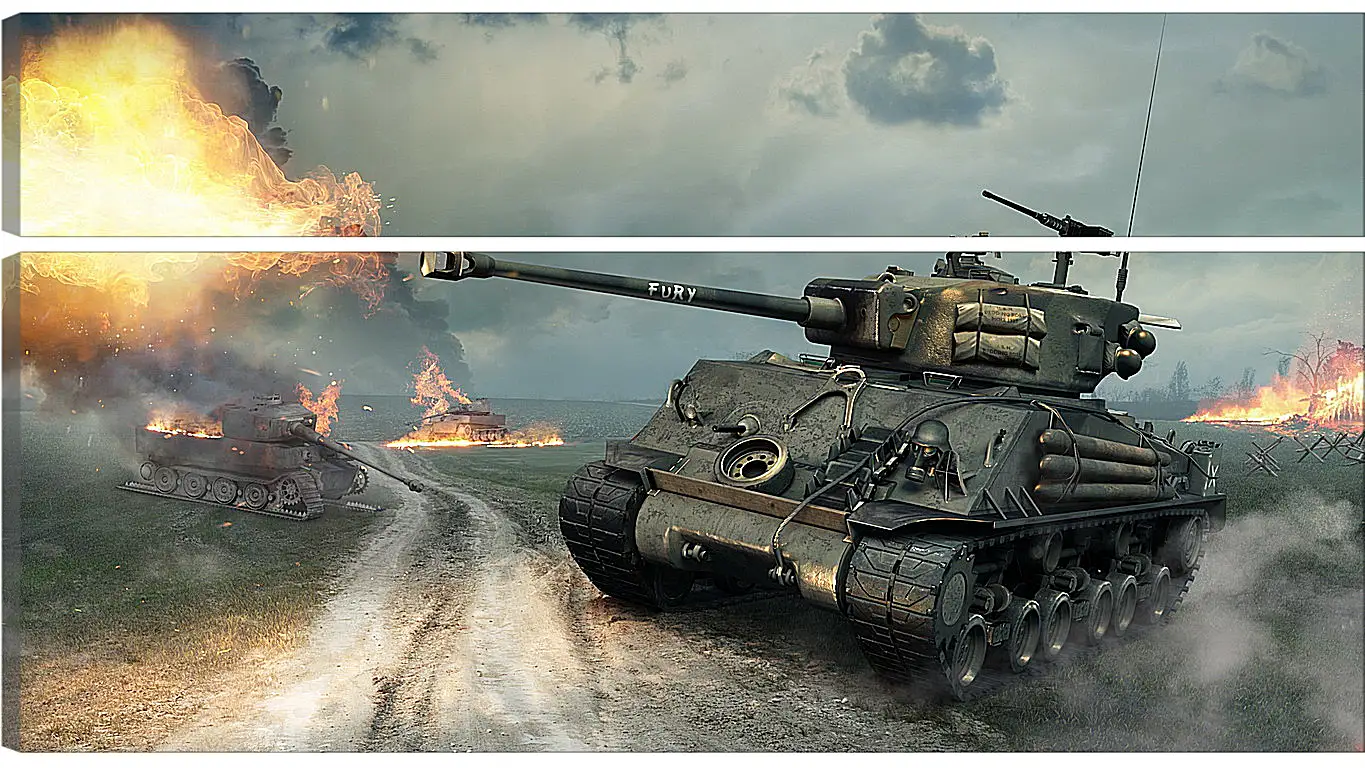 Модульная картина - world of tanks, world of tanks xbox 360 edition, world of tanks blitz