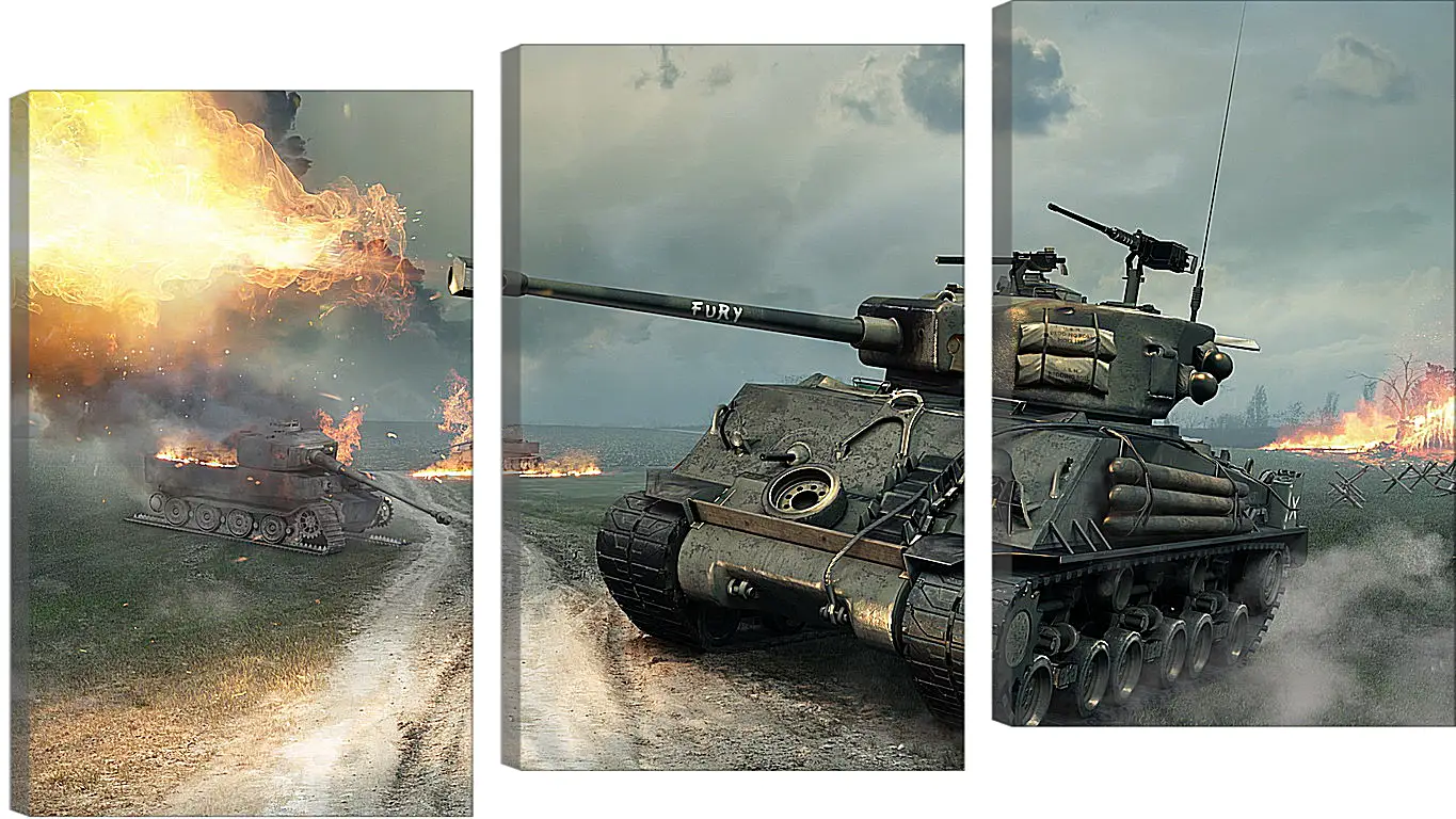 Модульная картина - world of tanks, world of tanks xbox 360 edition, world of tanks blitz