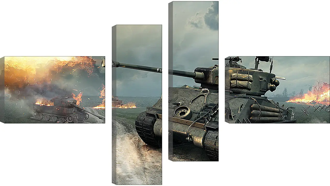 Модульная картина - world of tanks, world of tanks xbox 360 edition, world of tanks blitz