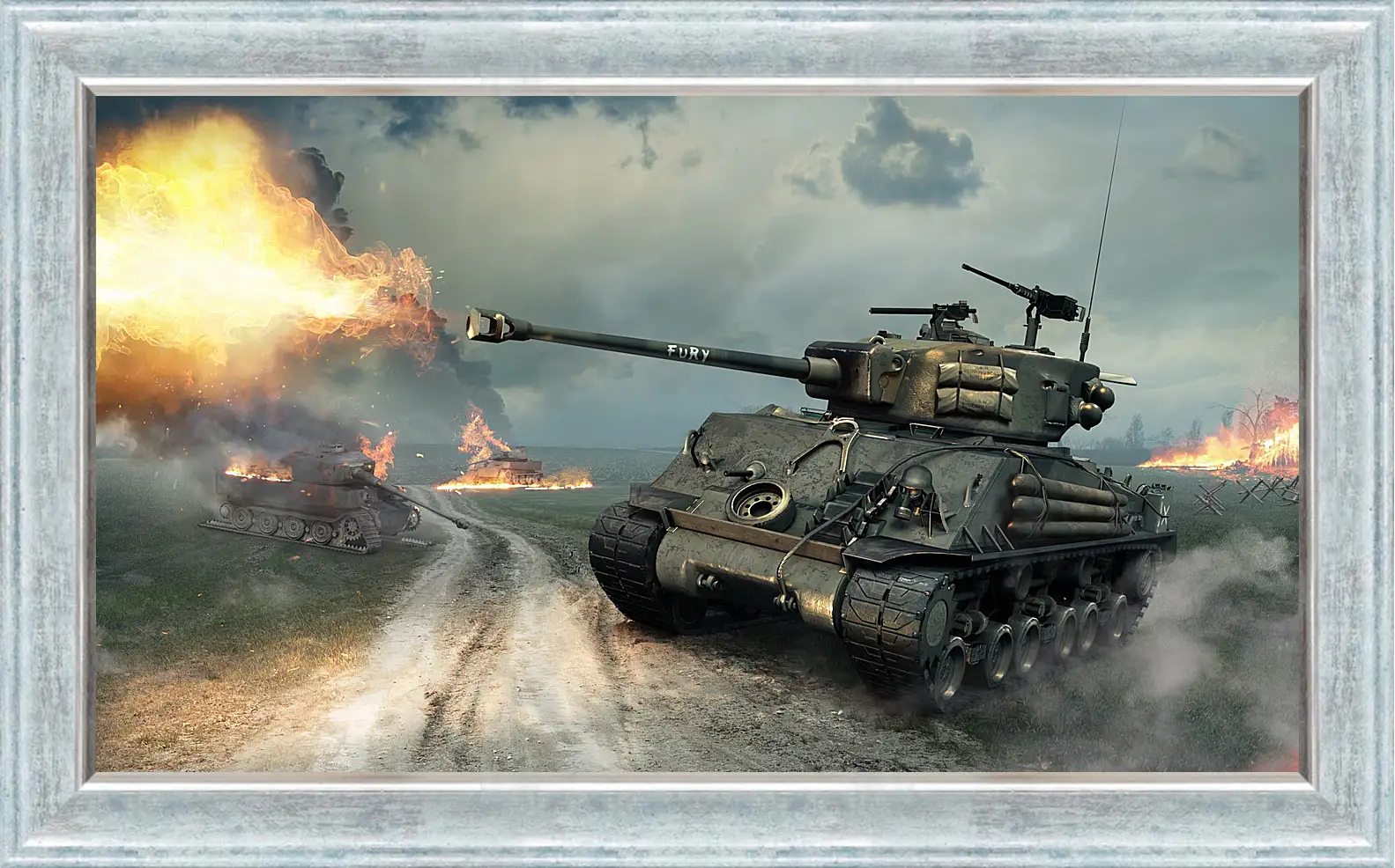 Картина в раме - world of tanks, world of tanks xbox 360 edition, world of tanks blitz