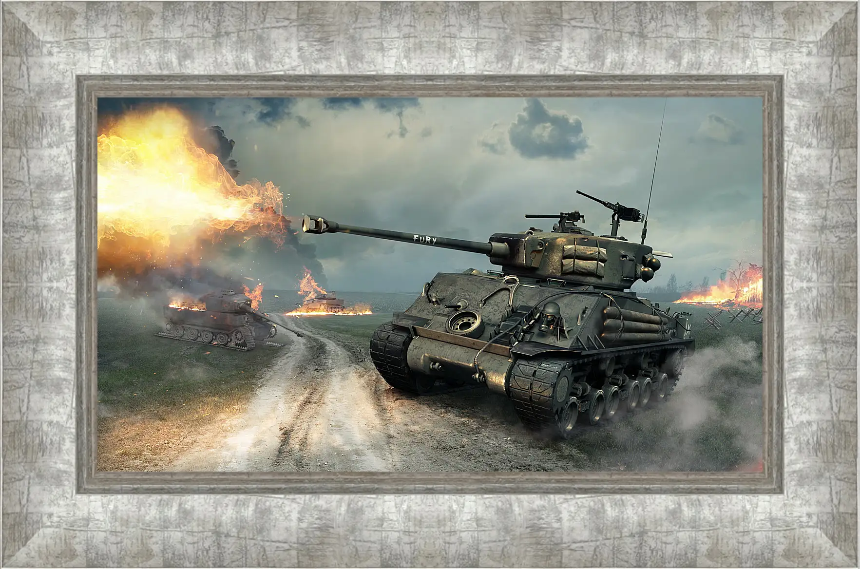 Картина в раме - world of tanks, world of tanks xbox 360 edition, world of tanks blitz