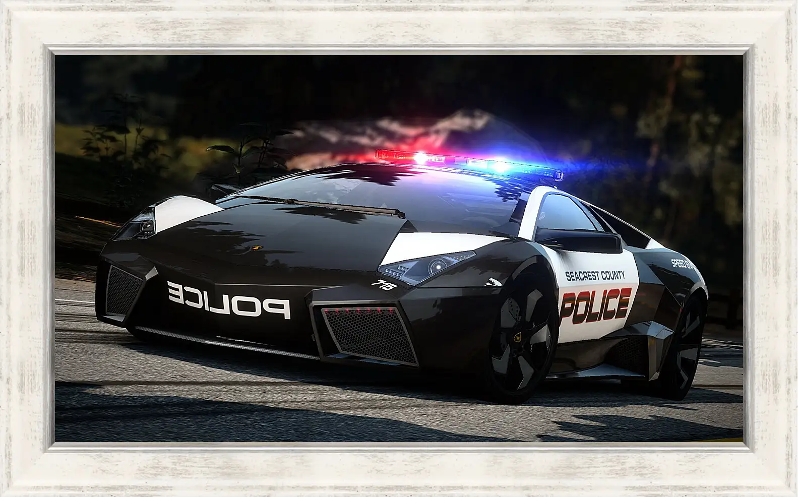 Картина в раме - nfs, need for speed, police
