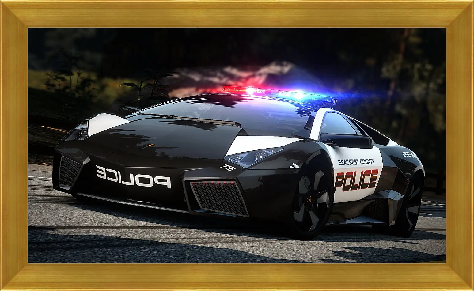 Картина в раме - nfs, need for speed, police
