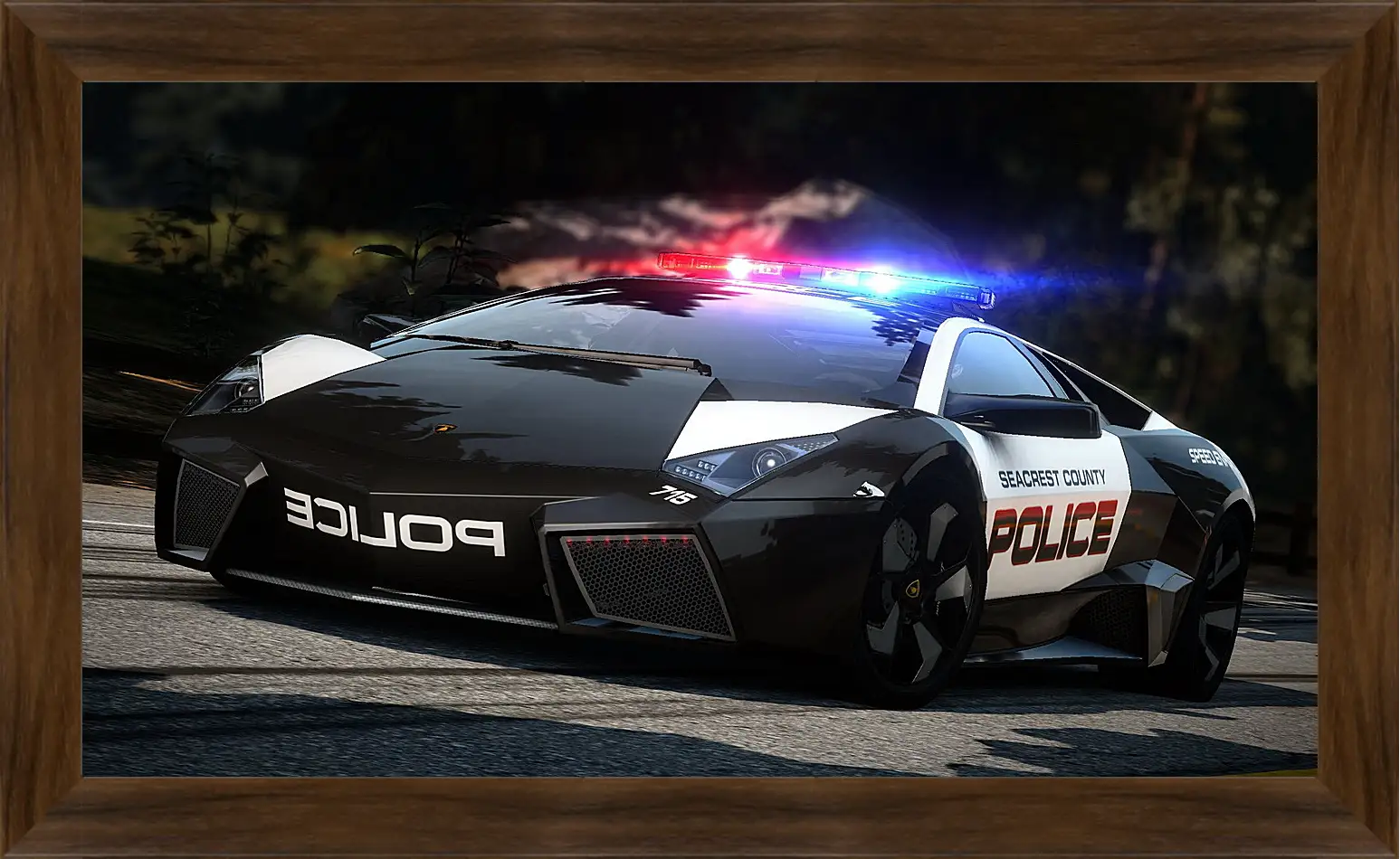 Картина в раме - nfs, need for speed, police
