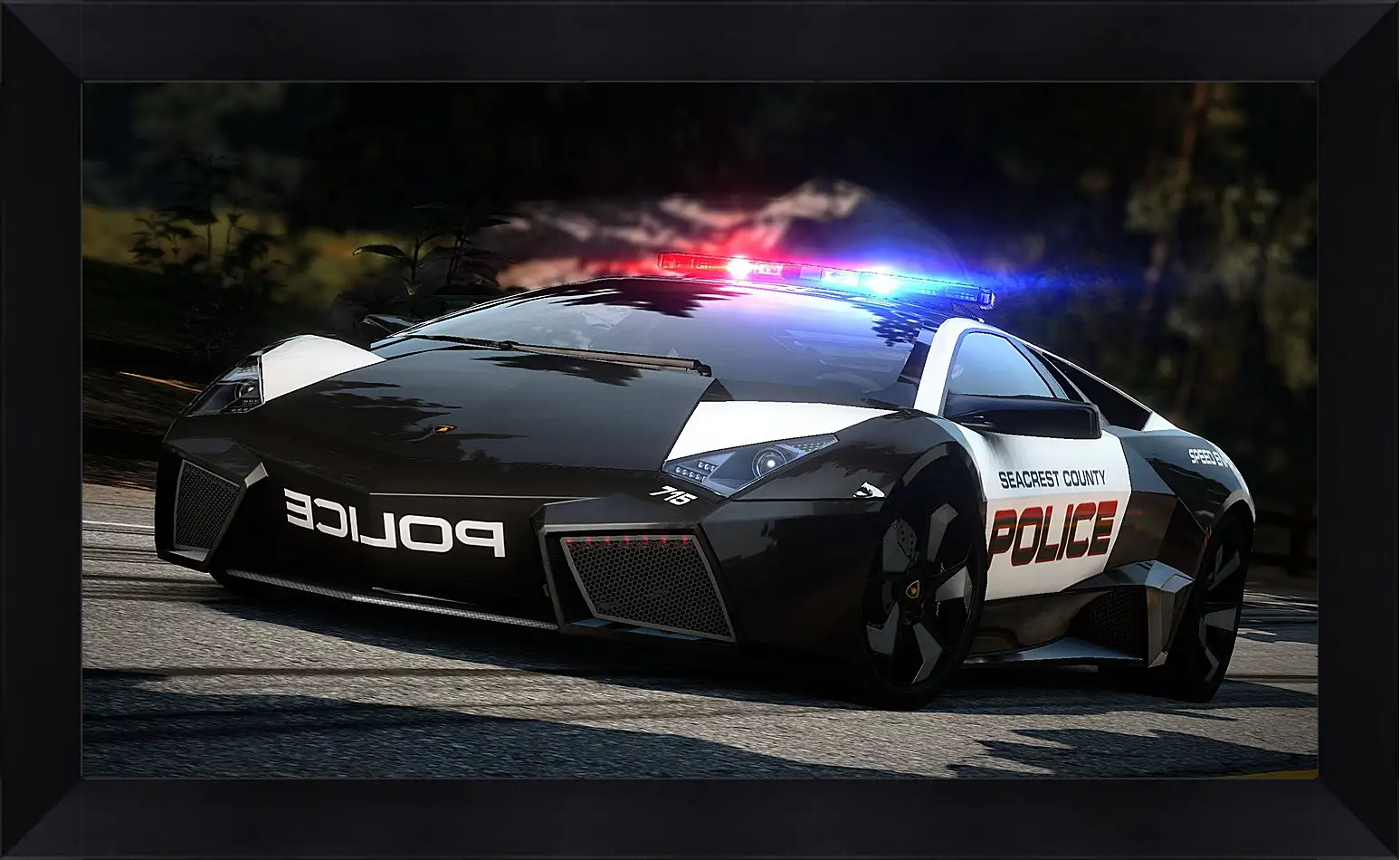 Картина в раме - nfs, need for speed, police
