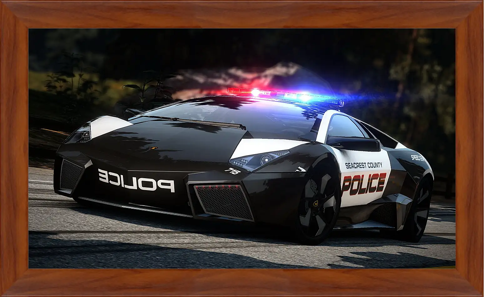 Картина в раме - nfs, need for speed, police
