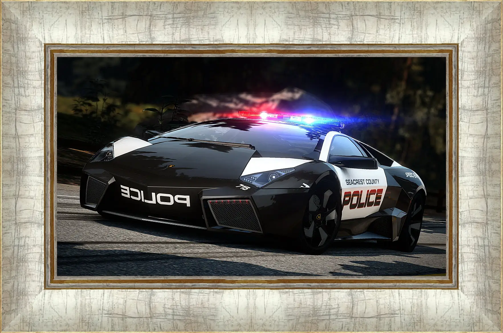 Картина в раме - nfs, need for speed, police
