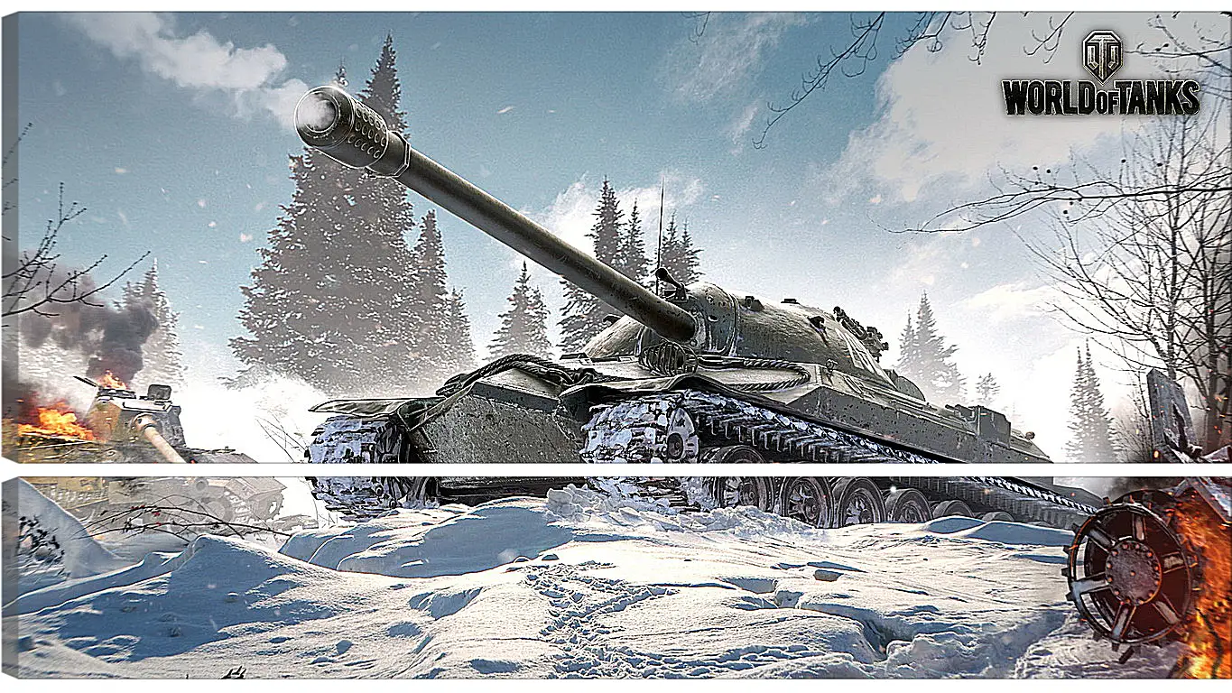 Модульная картина - world of tanks, wargaming net, wg