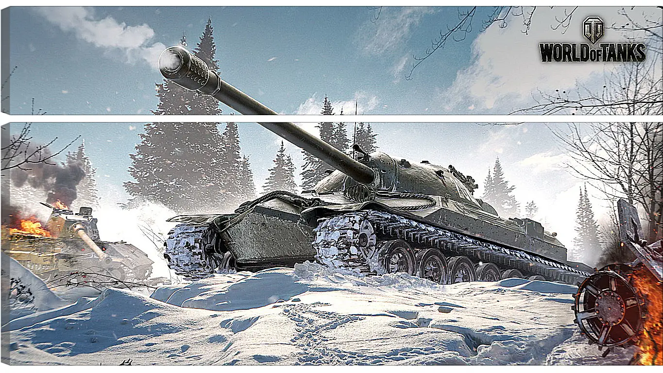 Модульная картина - world of tanks, wargaming net, wg