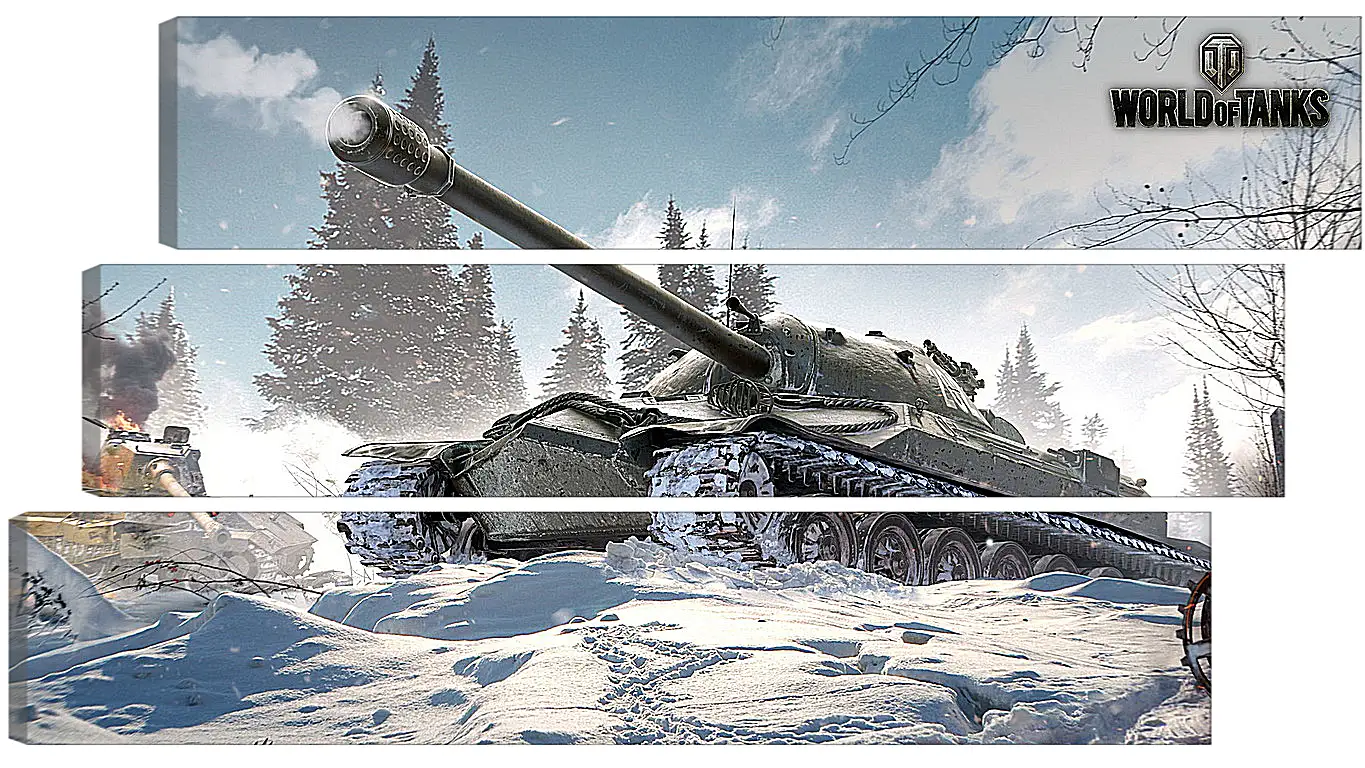 Модульная картина - world of tanks, wargaming net, wg