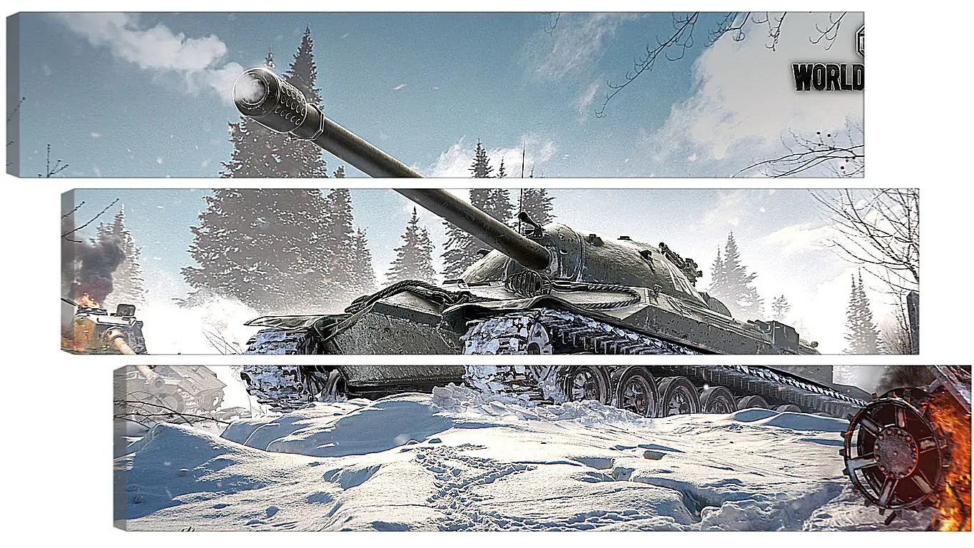 Модульная картина - world of tanks, wargaming net, wg