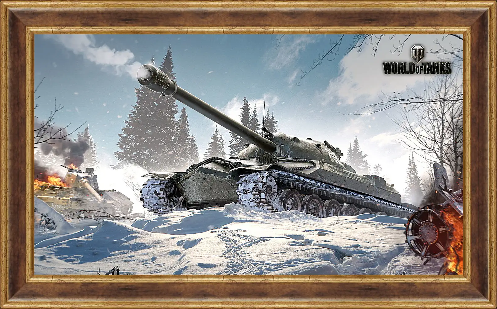 Картина в раме - world of tanks, wargaming net, wg