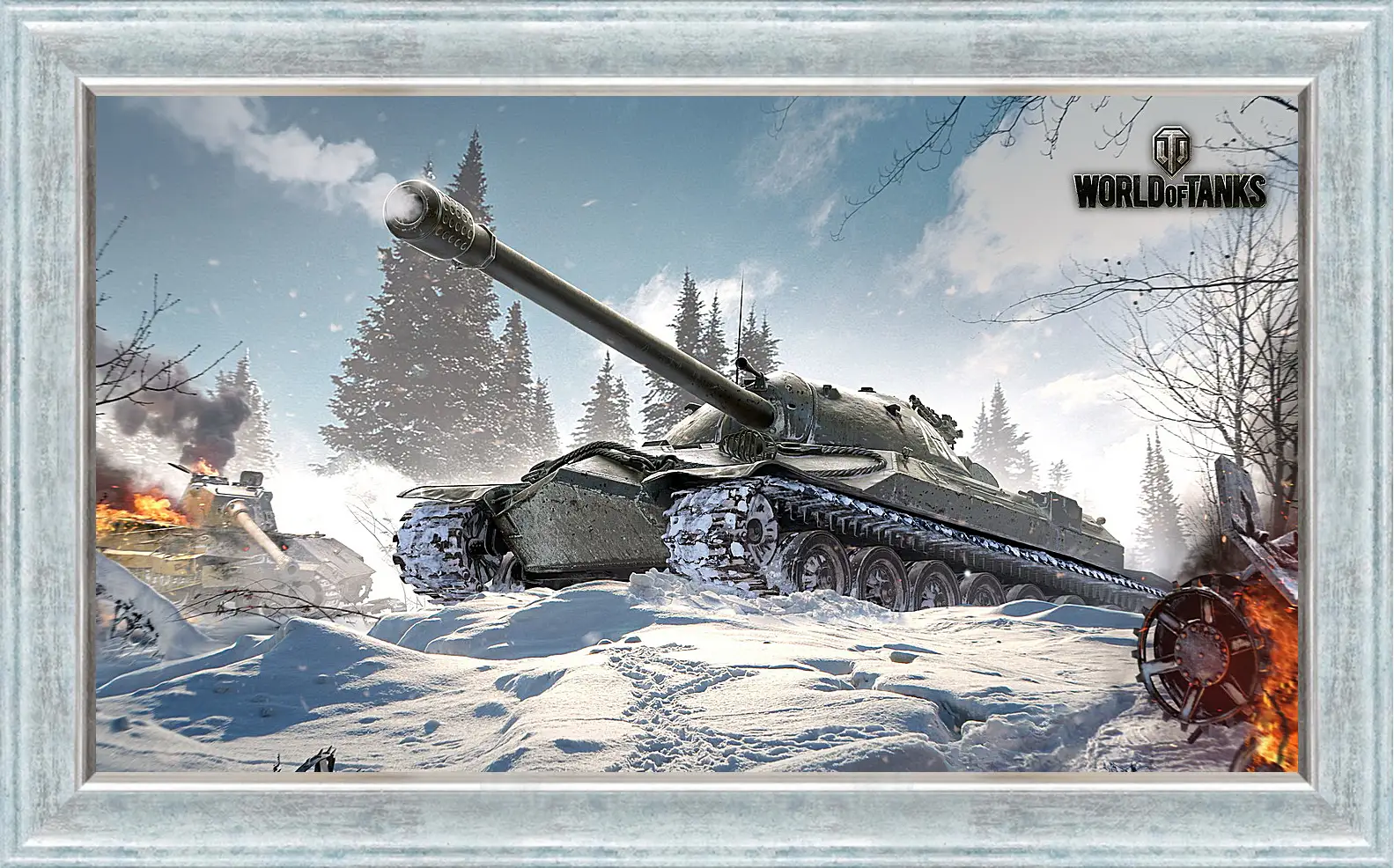 Картина в раме - world of tanks, wargaming net, wg