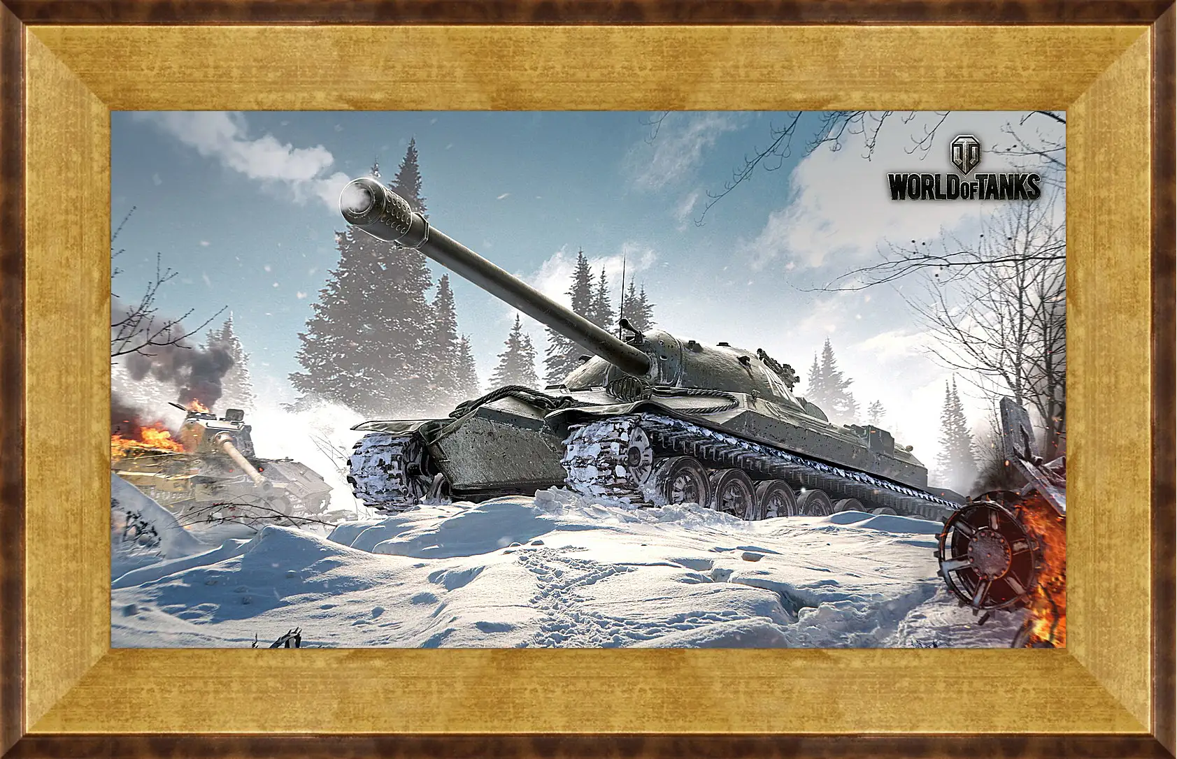 Картина в раме - world of tanks, wargaming net, wg